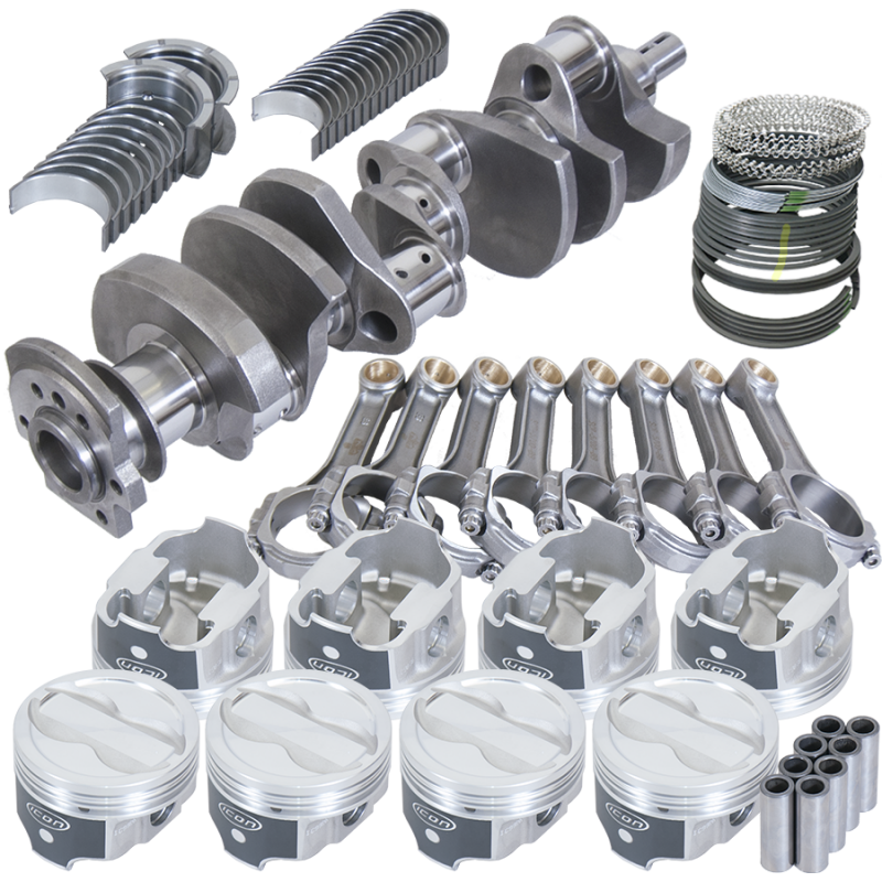 Eagle Chevy 350 3.750in Crank 5.700in I-Beam Rods -18cc 4.040in Pistons Rotating Assembly