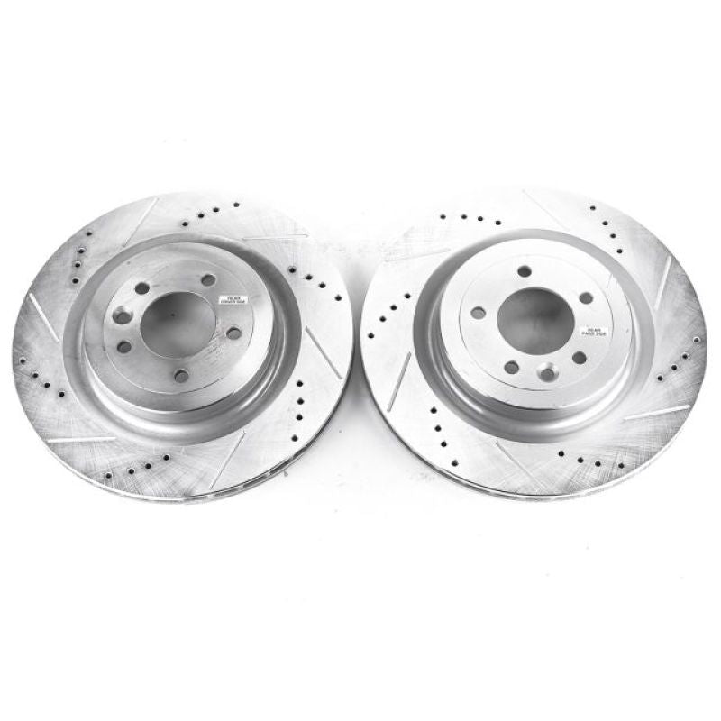 PowerStop Power Stop 13-18 Land Rover Range Rover Rear Evolution Drilled & Slotted Rotors - Pair
