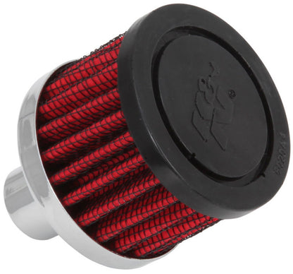 K&N Engineering K&N Steel Base Crankcase Vent Filter .75in Vent OD x 2in OD x 1.5in Height