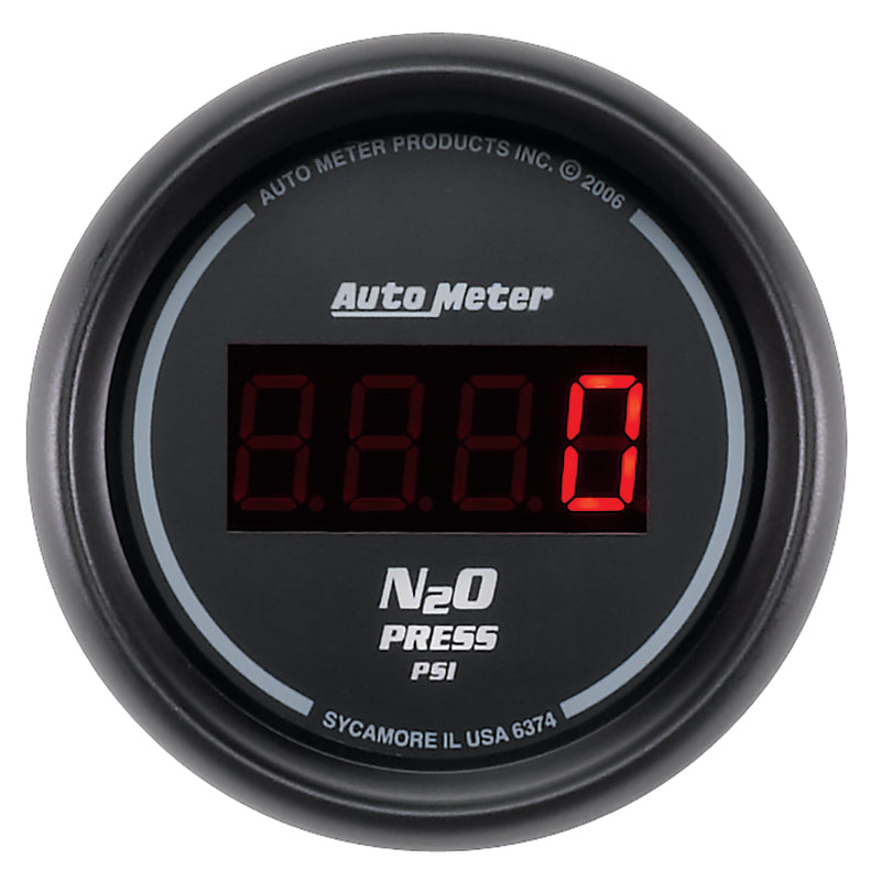 Autometer Z Series 52mm Digital 0-1600 PSI Nitrous Pressure Gauge