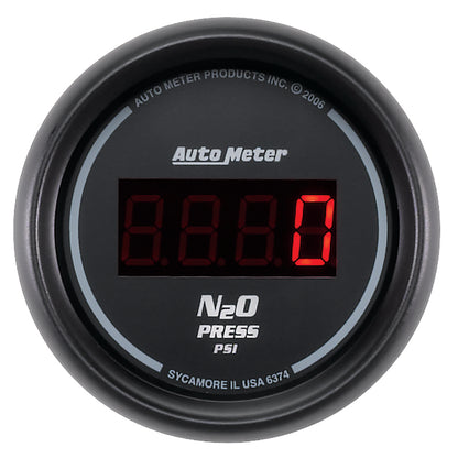 Autometer Z Series 52mm Digital 0-1600 PSI Nitrous Pressure Gauge