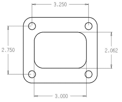 Cometic Gasket Cometic Turbo FLG T4 Garrett Exh Inlet .010in Exhaust Gasket
