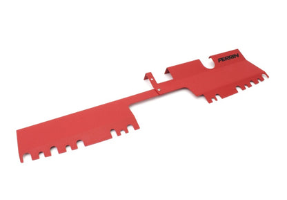 Perrin Performance PERRIN 15-21 Subaru WRX/STI Radiator Shroud (With OEM Intake Scoop) - Red