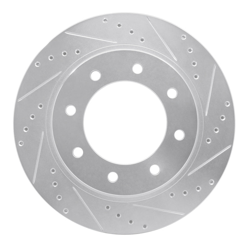 R1 Concepts R1 12-21 Nissan NV1500 Front Right Drilled & Slotted Silver Brake Rotor