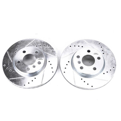 PowerStop Power Stop 2014 Mini Cooper Front Evolution Drilled & Slotted Rotors - Pair