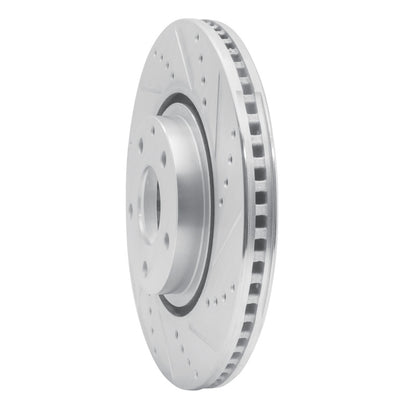 R1 Concepts R1 16-25 Mazda 6 Front Right Drilled & Slotted Silver Brake Rotor