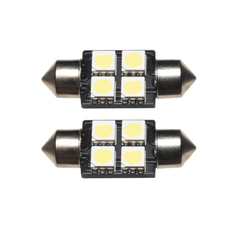 ORACLE Lighting Oracle 33MM 4 LED 3-Chip Festoon Bulbs (Pair) - Cool White