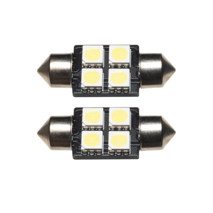 ORACLE Lighting Oracle 33MM 4 LED 3-Chip Festoon Bulbs (Pair) - Cool White