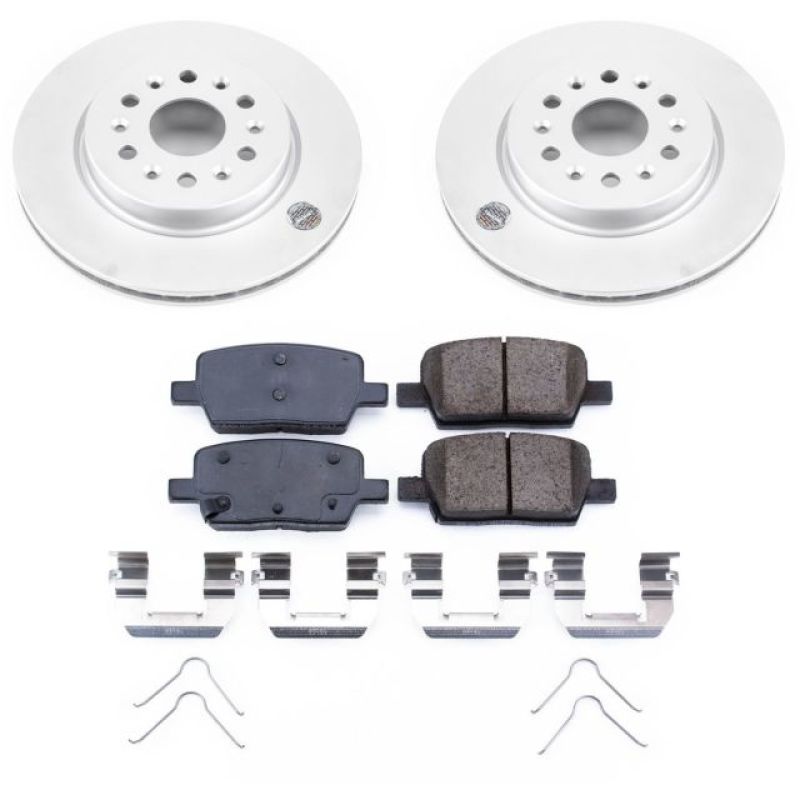 PowerStop Power Stop 18-19 Buick Enclave Rear Z17 Evolution Geomet Coated Brake Kit