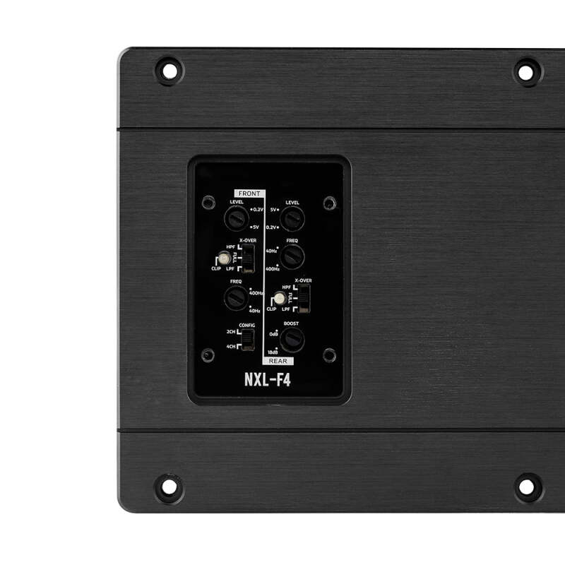 DS18 4-Channel Class-D Flush Mount Amp Full-Range 4x100 Watts RMS at4 ohm IP67 Waterproof Rating
