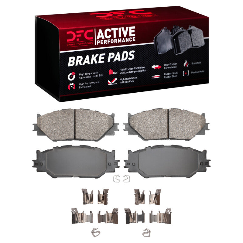 DFC 06-15 Lexus IS250 Front Active Performance Pads and Hardware Kit