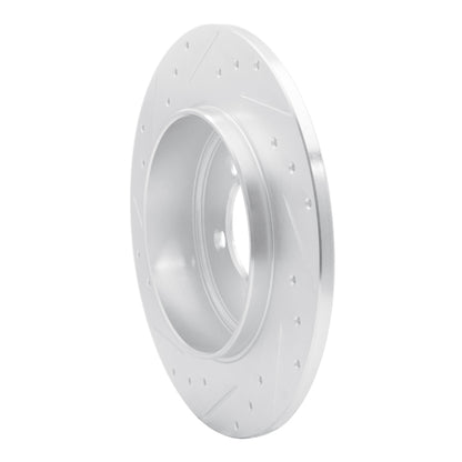 R1 Concepts R1 03-05 Lincoln AVIATOR Rear Right Drilled & Slotted Silver Brake Rotor