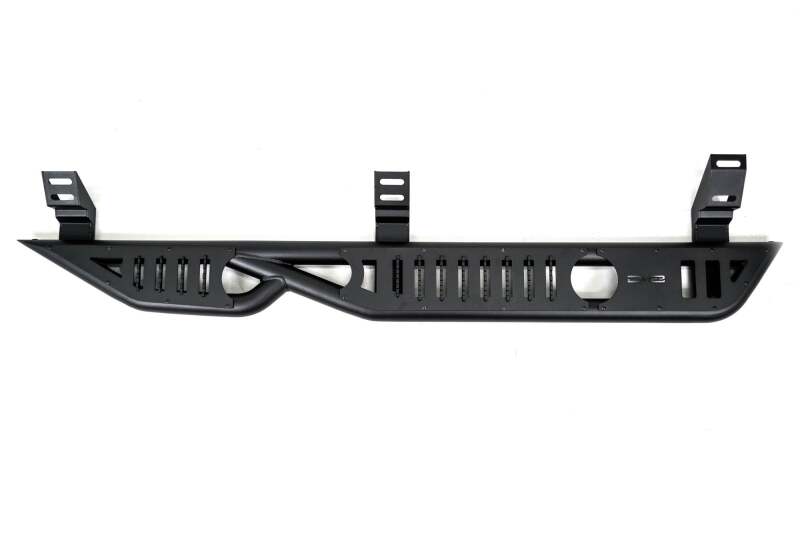 DV8 Offroad 24-25 Toyota Land Cruiser OE Plus Side Steps - Black Steel