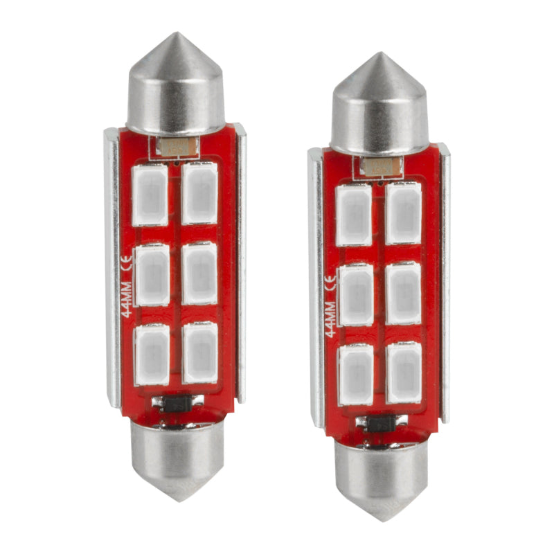 ORACLE Lighting Oracle 44MM 6 LED 3-Chip Festoon Bulbs (Pair) - Green