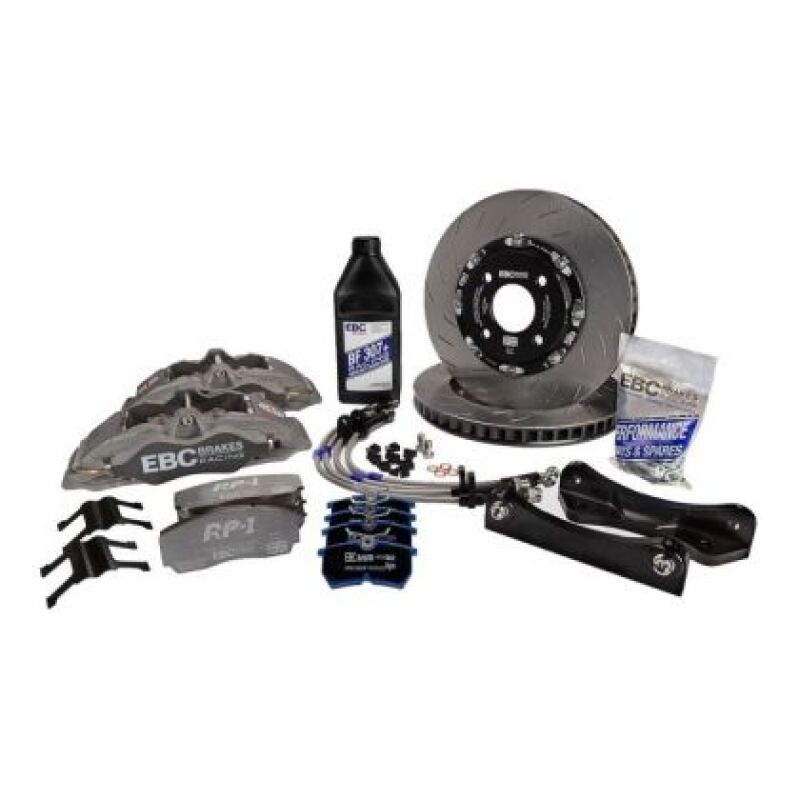 EBC Racing 02-12 Subaru WRX STi Anodized Apollo-6 Caliper 355x32mm Rotors Front Big Brake Kit