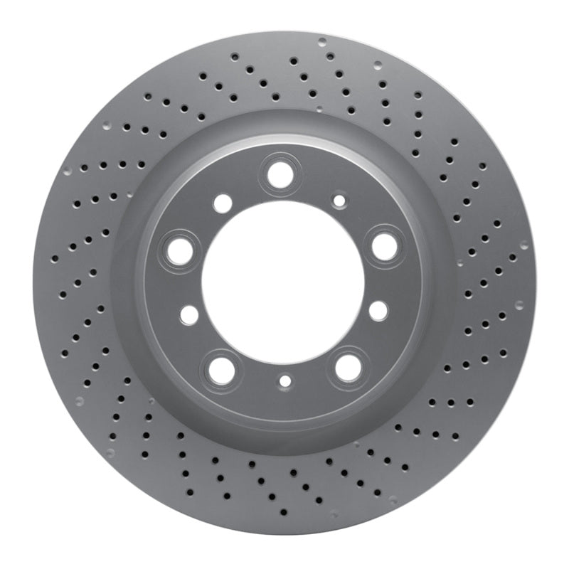 DFC 16-23 Porsche 718 Cayman Right Rear Drilled Hi-Carbon Alloy Geomet Coated Rotor