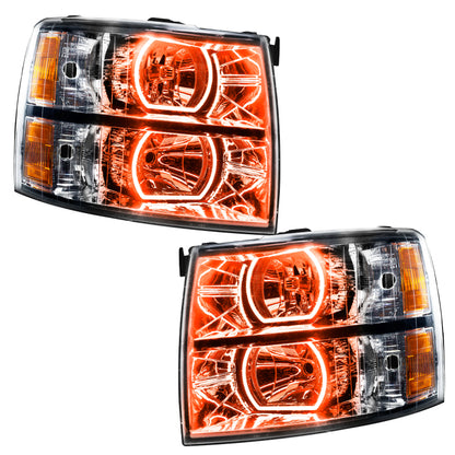 ORACLE Lighting Oracle 07-13 Chevrolet Silverado SMD HL - Square - ColorSHIFT w/ BC1 Controller