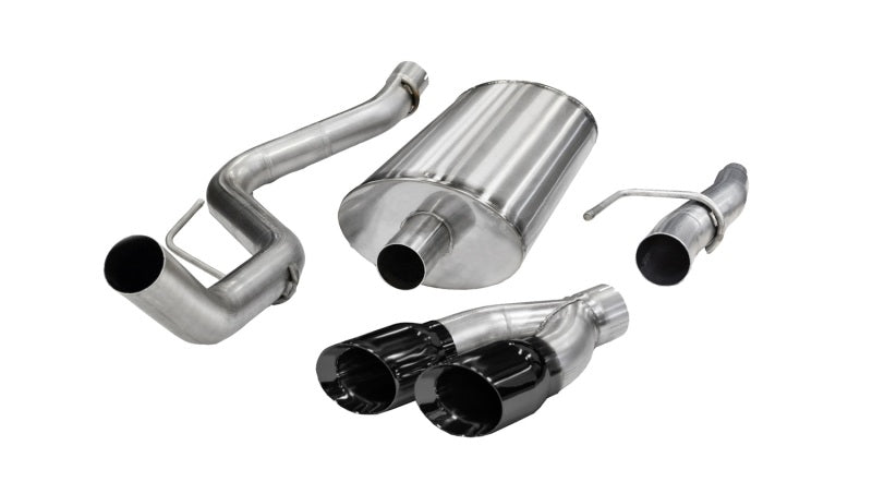 CORSA Performance Corsa 2011-2014 Ford F-150 5.0L V8 Black Sport Cat-Back Exhaust