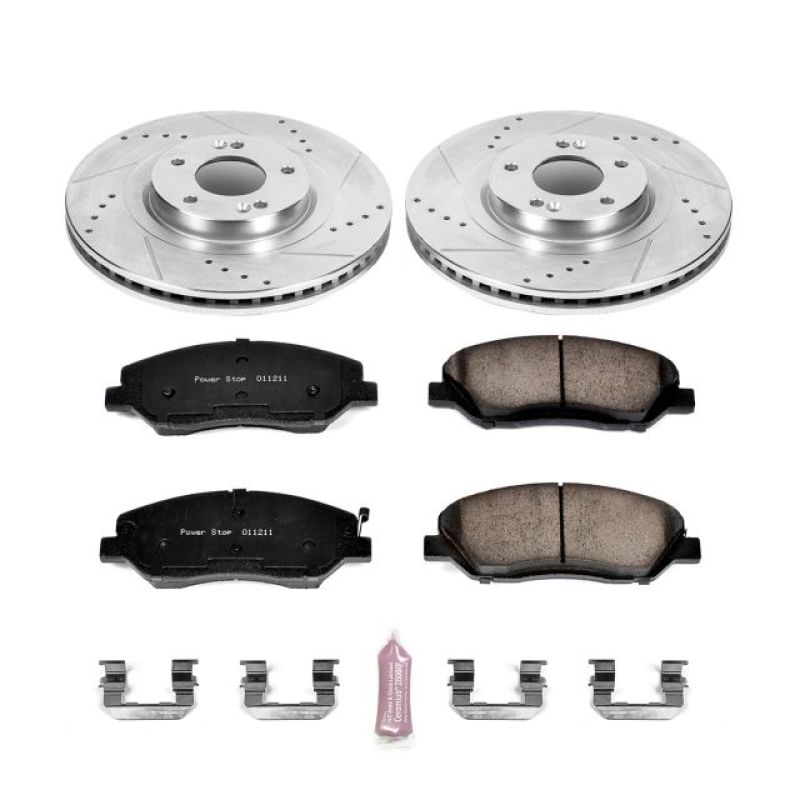 PowerStop Power Stop 13-16 Hyundai Santa Fe Front Z23 Evolution Sport Brake Kit
