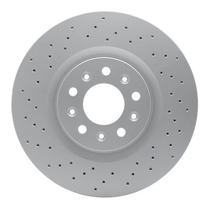 DFC 05-06 Ford GT Rear Drilled GeoSPEC Coated Rotor