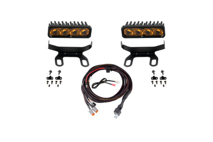 Diode Dynamics 2013-2018 Ram 1500 Ram Standard SS6 Pro LED Kit Yellow Driving 3000K
