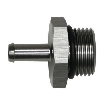 DeatschWerks 10AN ORB Male to 5/16in Male Barb Fitting - Anodized DW Titanium