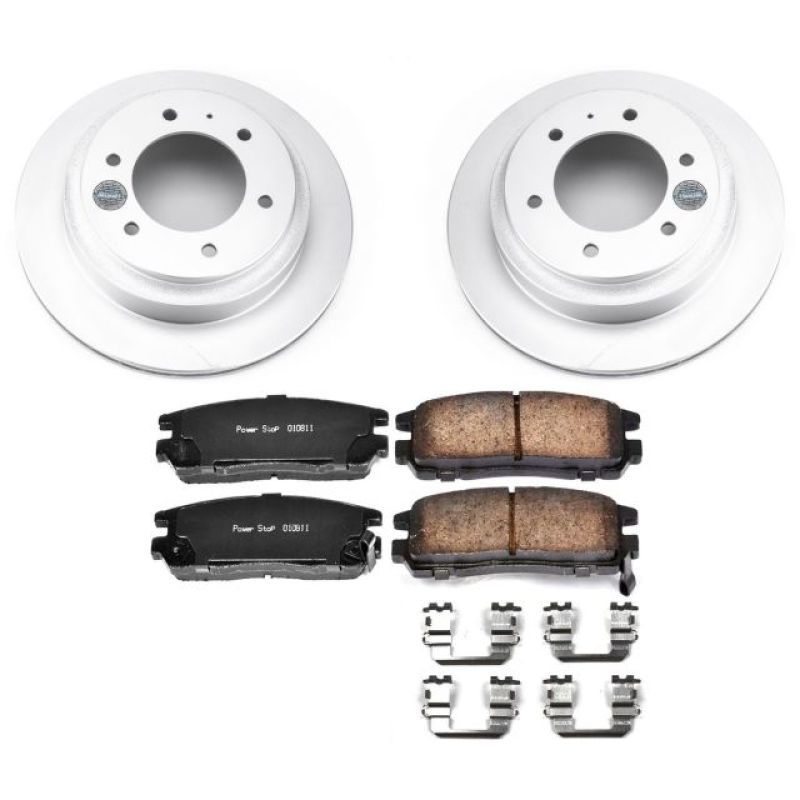 PowerStop Power Stop 96-99 Acura SLX Rear Z17 Evolution Geomet Coated Brake Kit