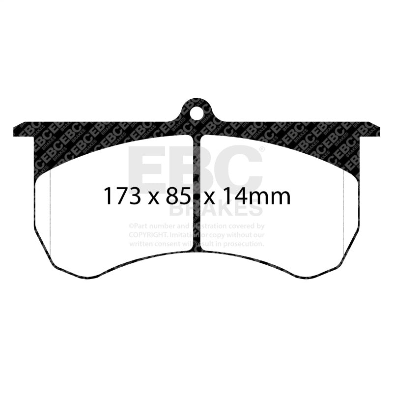 EBC 2015+ Am General HMMWV M1152 6.5L TD Bluestuff Front Brake Pads