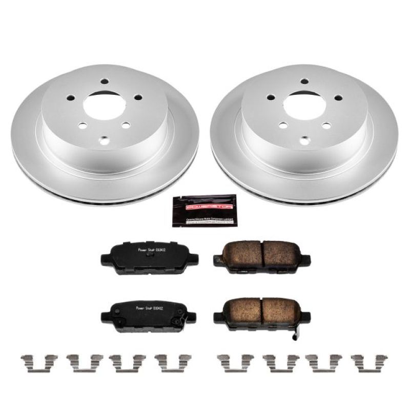 PowerStop Power Stop 03-12 Infiniti FX35 Rear Z17 Evolution Geomet Coated Brake Kit