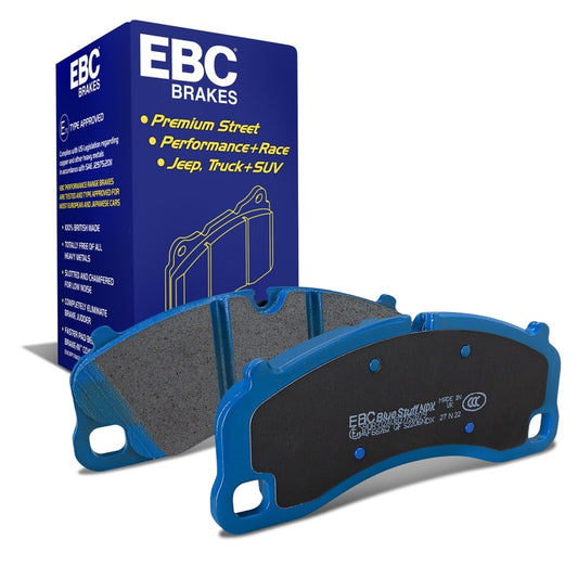 EBC 13-15 Porsche 911 (991) GT3 3.8L (Cast Iron Rotor Only) Bluestuff Front Brake Pads
