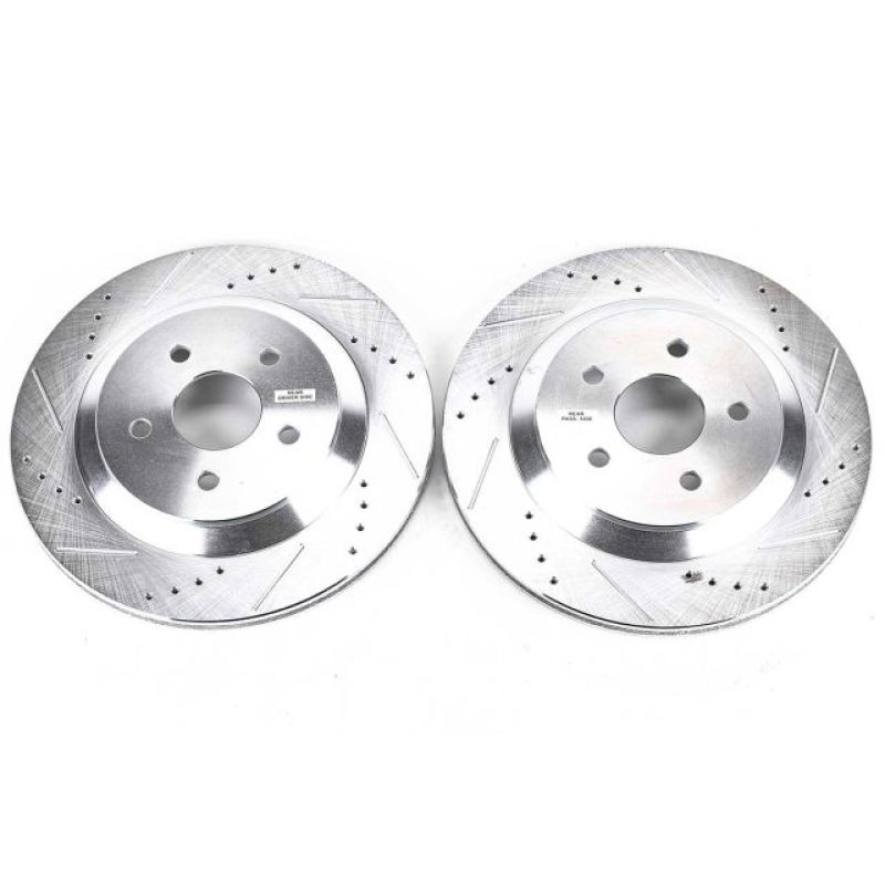 PowerStop Power Stop 04-07 Ford Freestar Rear Evolution Drilled & Slotted Rotors - Pair