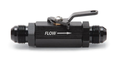 Russell Performance Shutoff Valve -8 AN Male Black Finish