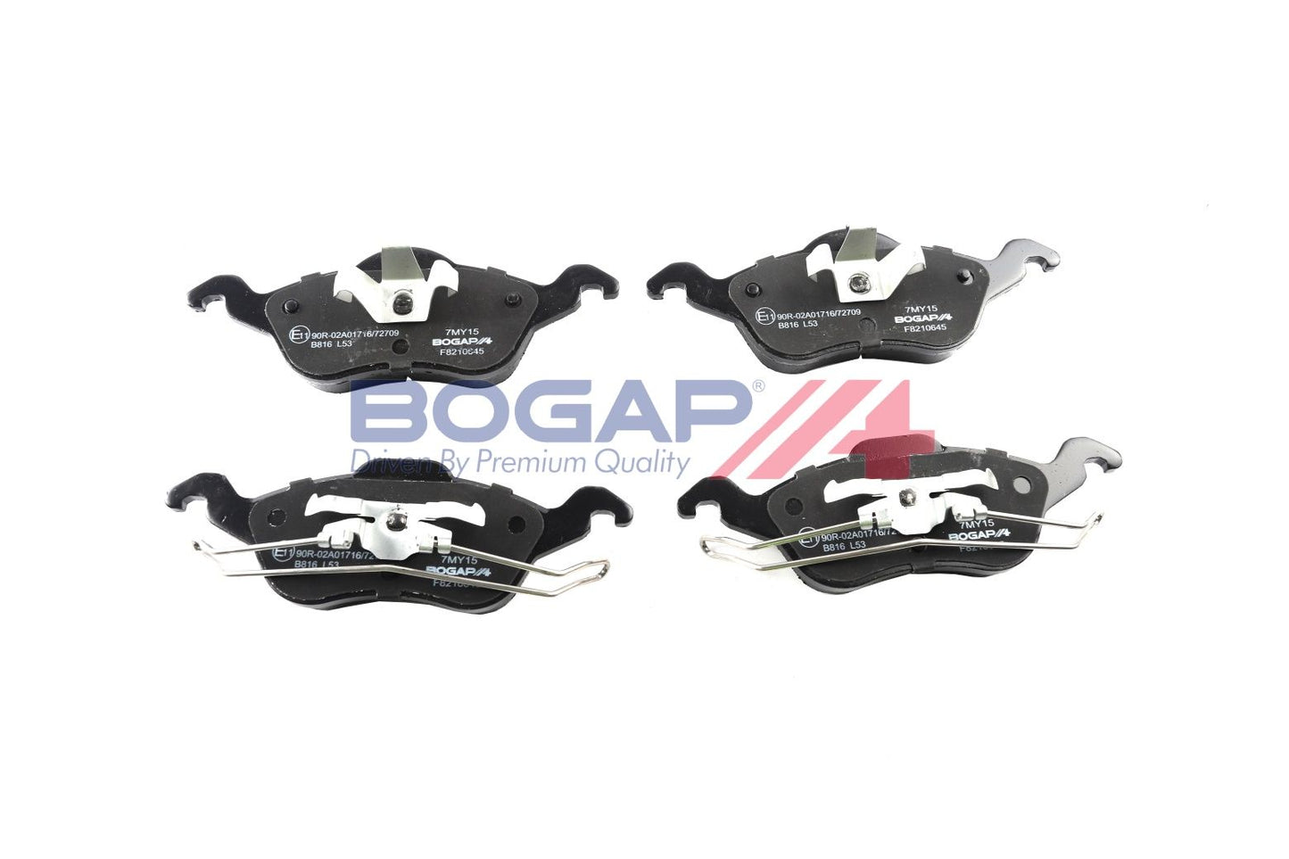 BOGAP F8210645 Brake Pad Set, Disc Brake | ML Performance Car Parts