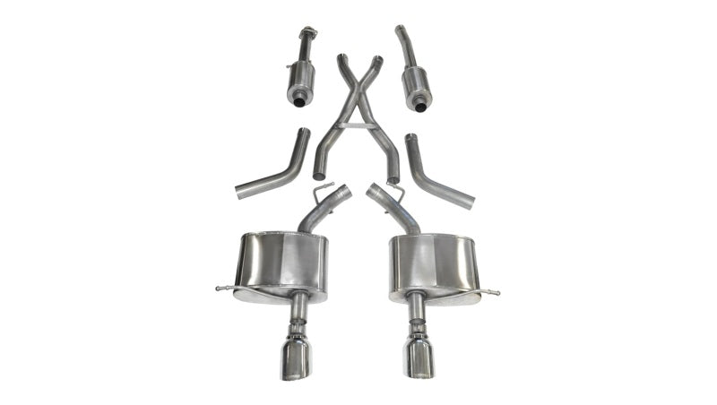 CORSA Performance Corsa 2011-2024 Dodge Durango 5.7L V8 Polished Sport Dual Rear Cat-Back Exhaust