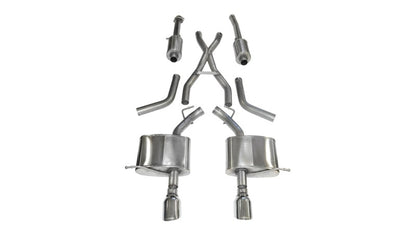 CORSA Performance Corsa 2011-2024 Dodge Durango 5.7L V8 Polished Sport Dual Rear Cat-Back Exhaust
