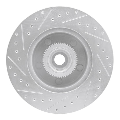 R1 Concepts R1 03-03 Dodge Ram 1500 Van Front Right Drilled & Slotted Silver Brake Rotor
