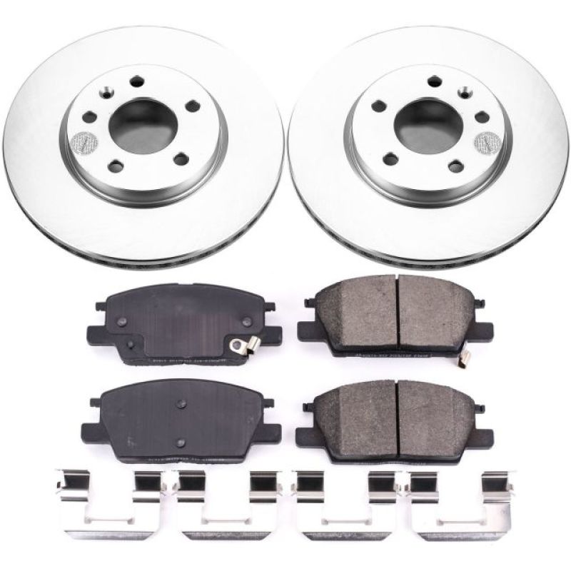 PowerStop Power Stop 18-19 Buick LaCrosse Front Z17 Evolution Geomet Coated Brake Kit