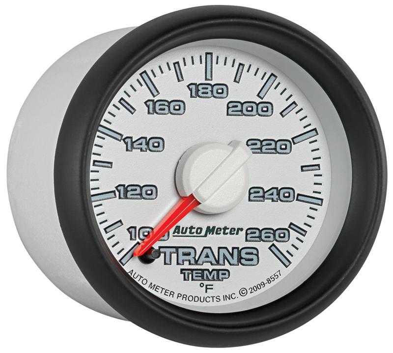 Autometer Performance Dodge 52.4mm 100-260 Deg F Trans Temp Gauge