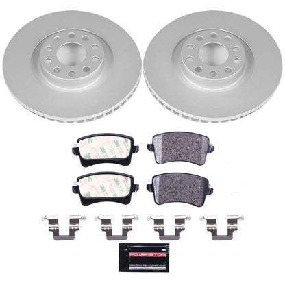 PowerStop Power Stop 00-04 Audi A6 Quattro Front Euro-Stop Brake Kit