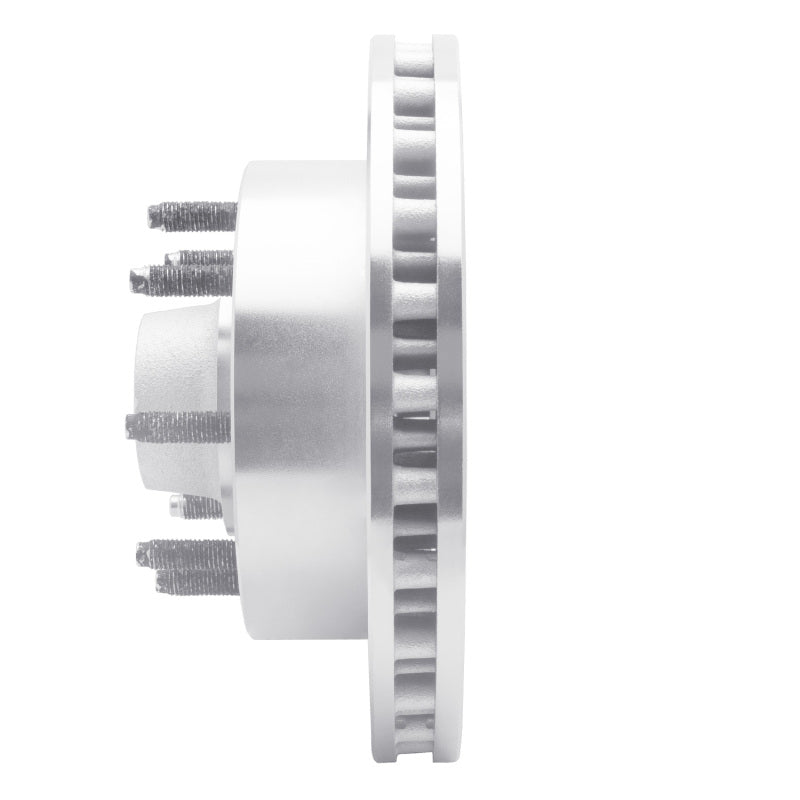 R1 Concepts R1 99-02 Ford F-250 2WD (Super Duty) Front Right Drilled & Slotted Silver Brake Rotor