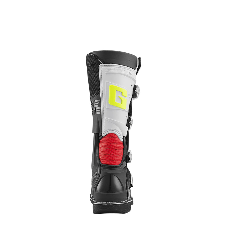Gaerne GXJ Boot Black/White/Red Size Youth - 2.5