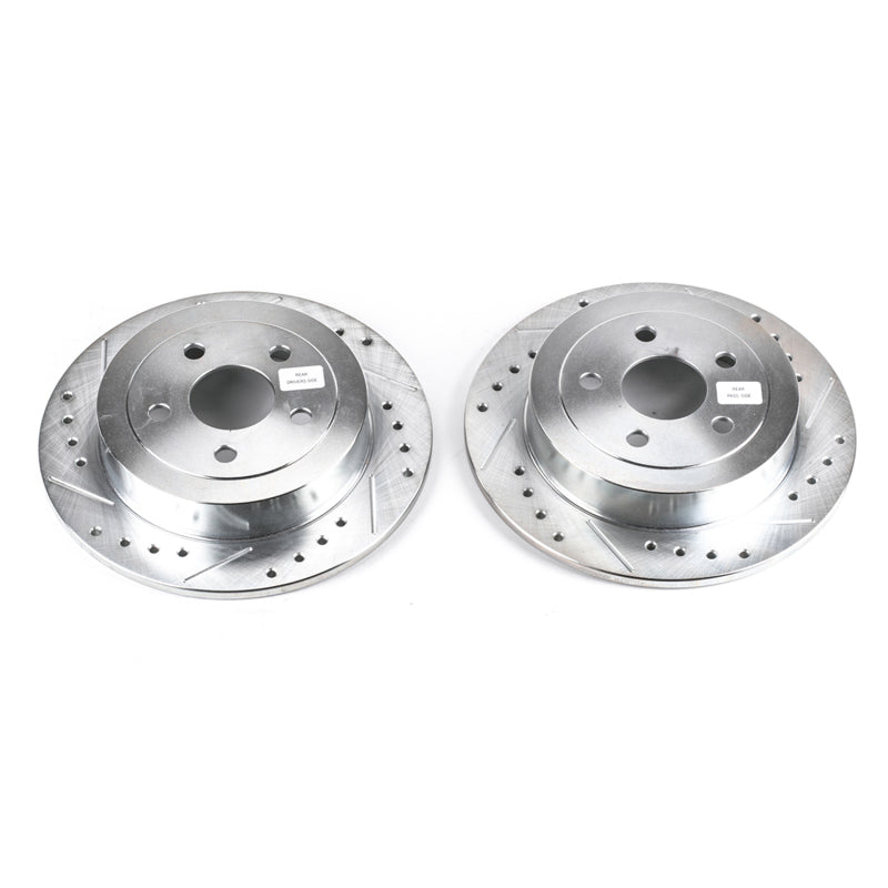PowerStop Power Stop 95-00 Chrysler Cirrus Rear Evolution Drilled & Slotted Rotors - Pair