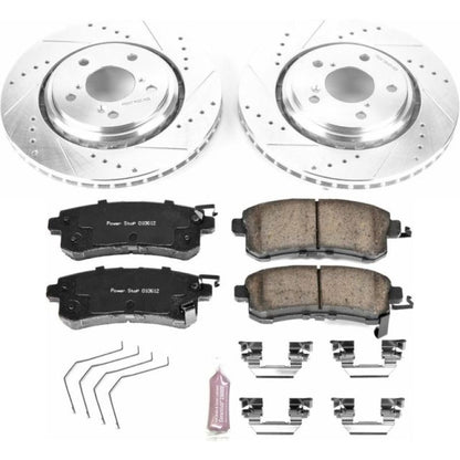 PowerStop Power Stop 15-17 Honda Odyssey Front Z23 Evolution Sport Brake Kit