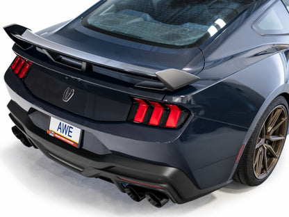 AWE Tuning AWE 2024 Ford Mustang Dark Horse S650 RWD Track Edition Cat-Back Exhaust w/ Quad Diamond Black Tips