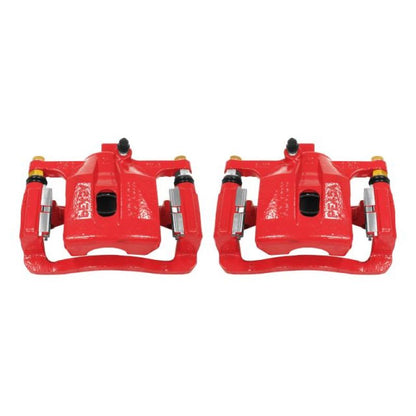 PowerStop Power Stop 06-10 Hummer H3 Rear Red Calipers w/Brackets - Pair