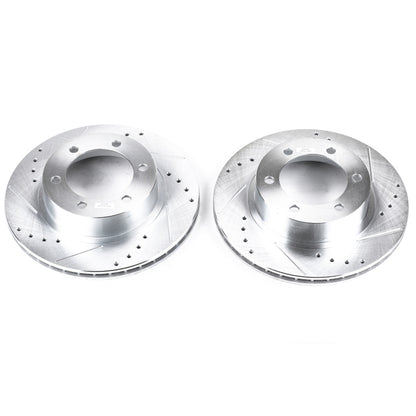 PowerStop Power Stop 96-02 Toyota 4Runner Front Evolution Drilled & Slotted Rotors - Pair