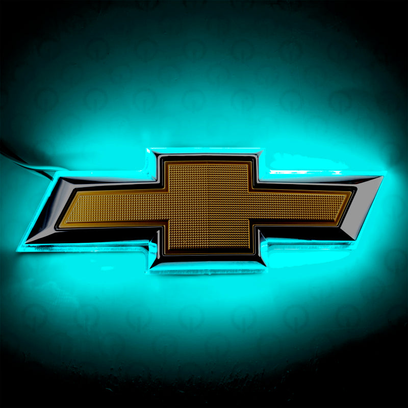 ORACLE Lighting Oracle 14-15 Chevrolet Camaro Illuminated Bowtie - Aqua