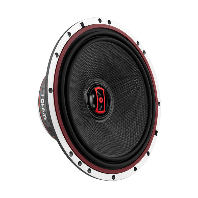 DS18 6.5in 120 Watts RMS 3 ohm 2-Way Coaxial Speakers And Component System w/ Fiberglass Cone