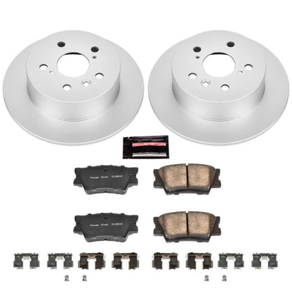 PowerStop Power Stop 07-12 Lexus ES350 Rear Z17 Evolution Geomet Coated Brake Kit