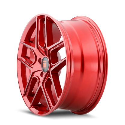 Touren 3279 TR79 18x8 / 5x114.3 BP / 35mm Offset / 72.6mm Hub Gloss Crimson Candy Red Wheel